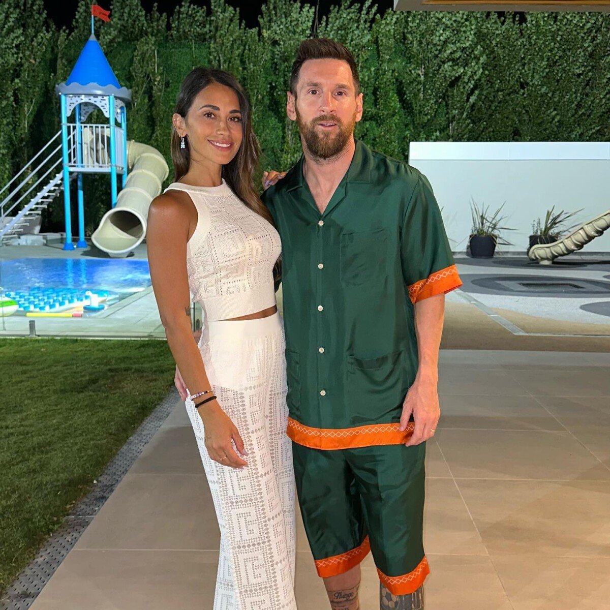 Foto Messi E Antonela Roccuzzo Juntos No R Veillon Ap S A Vit Ria Do