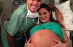 Natália Guimarães dá à luz gêmeas e Leandro assiste ao parto: 'Tudo perfeito'