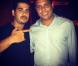 Paula Morais posta uma foto de Ronaldo em 27 de novembro de 2012. 'Pinot e Fenômeno @Marina All Suites', escreve na legenda