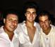 Ronaldo posa com o amigo Alvaro Garnero e seu filho em Punta em 31 de dezembro de 2012