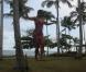 Paula Morais também pratica slackline