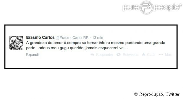 Alexandre Pessoal, filho de Erasmo Carlos, teve a morte cerebral diagnosticada nesta quarta-feira (14 de maio de 2014)