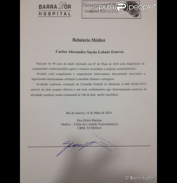 Alexandre Pessoal, filho de Erasmo Carlos, teve a morte cerebral diagnosticada nesta quarta-feira (14 de maio de 2014)