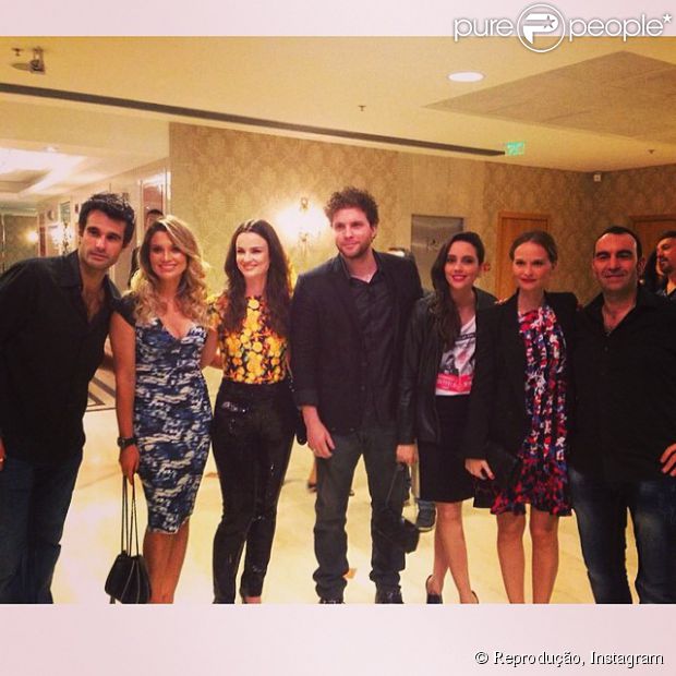 Flávia Alessandra, Thiago Fragoso e outros famosos foram em evento organizado pela promoter Carol Sampaio, da joalheria Platacero, em Copacabana, nesta quinta-feira, 15 de maio de 2014
