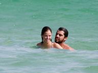 Beijo, risadas e mergulhos! Rodrigo Simas e Agatha Moreira curtem praia no Rio