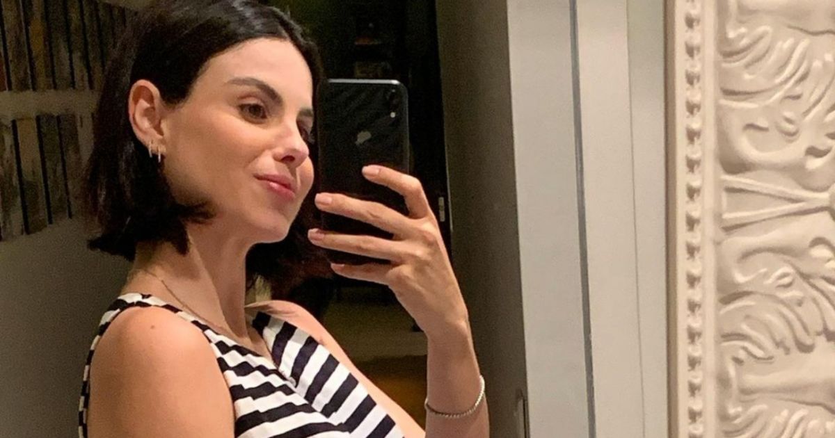 Sthefany Brito nota evoluo da barriga no fim da gravidez. Foto!