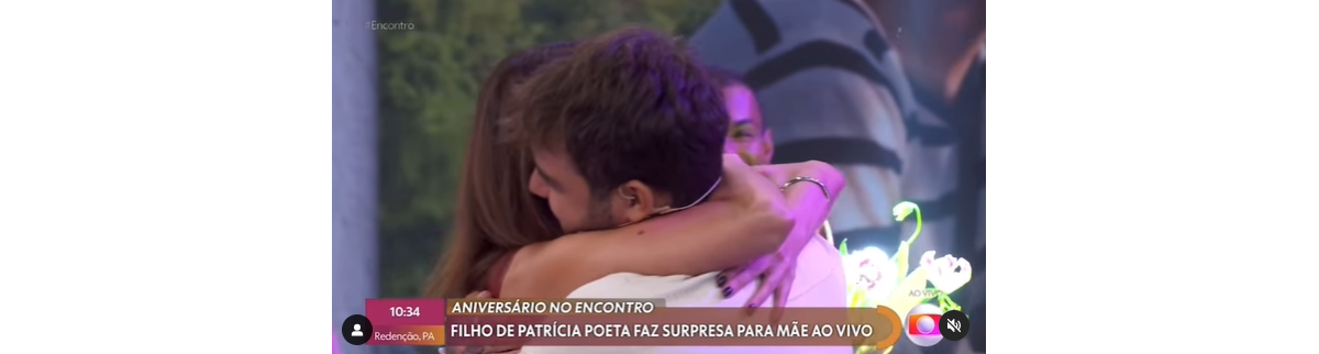 Foto Filho de Patrícia Poeta surgiu de surpresa ao vivo no Encontro