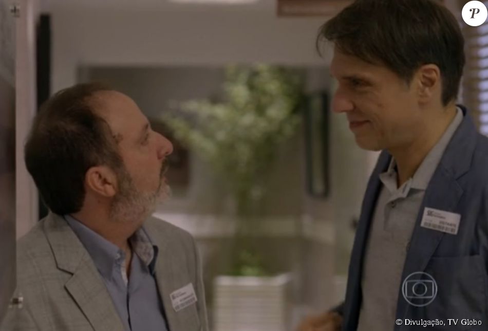 No fim de 'Sete Vidas', Renan (Fernando Eiras) decide assumir a relação com Eriberto (Fábio Herford) após se declarar para ele. Antes, ele se separa de Mariinha (Stella Maria Rodrigues) que, junto com Marta (Gisele Fróes), nem desconfia da relação dos dois