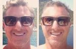 Luciano Huck mostra cabelo cortado pela mulher: 'Angélica mãos de tesoura'