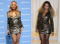 Mariah Carey repete vestido da grife Balmain já usado por Beyoncé. Compare foto!
