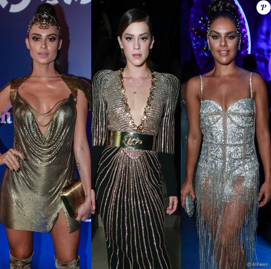 Famosas se jogaram no zodíaco em suas produções para o Baile da Vogue, em São Paulo, na noite desta quinta-feira, 16 de fevereiro de 2017