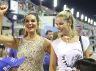 Carnaval: Luiza Brunet vai a ensaio técnico da Imperatriz com a filha, Yasmin
