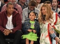 Grávida de gêmeos, Beyoncé leva a filha, Blue Ivy, para jogo de basquete. Fotos!