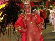 Carnaval: musa da Mangueira levou 6 horas para pintar corpo. 'Nua e confortável'