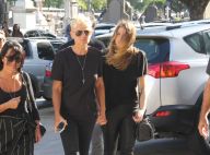 Sasha Meneghel acompanha a mãe, Xuxa, em velório do avô no Rio de Janeiro
