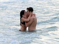 Klebber Toledo e Luisa Arraes trocam beijos ao gravar série em praia. Fotos!