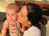 Thais Fersoza mostra foto com filha, Melinda: 'Uma no colo e um no ventre'
