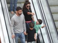 Juliana Paes passeia com os filhos e o marido em shopping do Rio de Janeiro