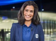 Look de Renata Vasconcellos em chamada de jornal agita web: 'Roupão ou quimono?'