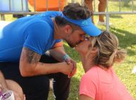 Bruno Gagliasso ganha beijo de Giovanna Ewbank ao correr maratona no Rio. Fotos!