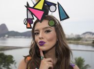 Gio Lancellotti combina glitter e batom em make de Carnaval. Veja como fazer!