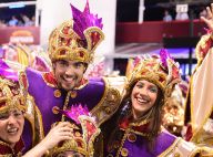 Caio Castro e a namorada, Mariana D'Ávila, desfilam pela Águia de Ouro. Fotos!