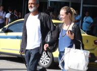 Paolla Oliveira e namorado, Rogério Gomes, deixam aeroporto no RJ juntos. Fotos!