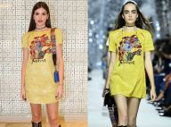Camila Queiroz aposta em bota de tela e vestido amarelo em evento da Dior. Fotos