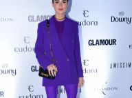 Thaila Ayala se diverte com look all violet em premiação: 'Tinky Winky'. Fotos!