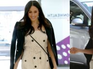 Meghan Markle elege look com inspiração náutica para evento com Harry. Fotos!
