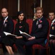 Príncipe William, Meghan Markle e príncipe Harry compareceram ao  Anzac Day Service, na Abadia de Westminster, em Londres 