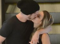 Caio Paduan troca beijos com a namorada, Djéssica, em shopping do Rio. Fotos!