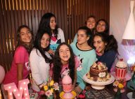 Mel Maia celebra 14 anos com festa do pijama e reúne amigas: 'Amo muito'