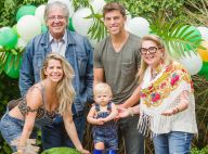 Filho de Karina Bacchi, Enrico ganha festa de 9 meses no jardim: 'Irradia luz'