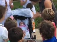 Patricia Abravanel celebra 4 meses da filha, Jane, em família: 'Bagunça'. Vídeo