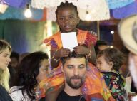 Títi de novo visual! Filha de Gio Ewbank e Gagliasso exibe trança nagô em festa