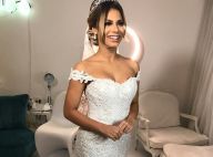Lexa se surpreende com vestido sujo após festa de casamento: 'Olha como está!'