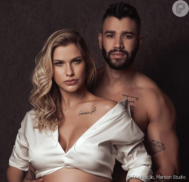 Gusttavo Lima mostra corpo em foto e Andressa Suita brinca Cadê a