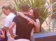 Malvino Salvador ganha abraço de Kyra Gracie em passeio com as filhas