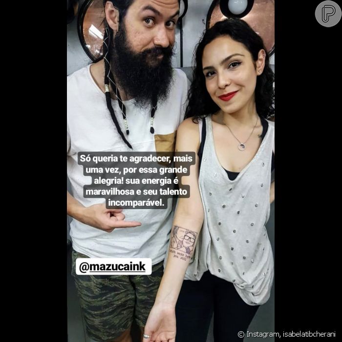 Namorada De Rafael Miguel Isabela Tibcherani Fez Tatuagem Inspirada Em