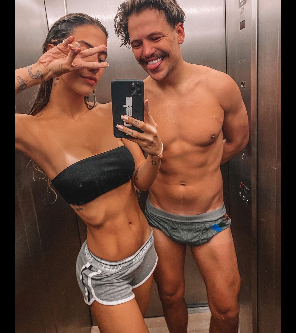 Foto Saulo P Ncio E Gabi Brandt Exibe Corpo Em Foto Juntos Ap S Fim De