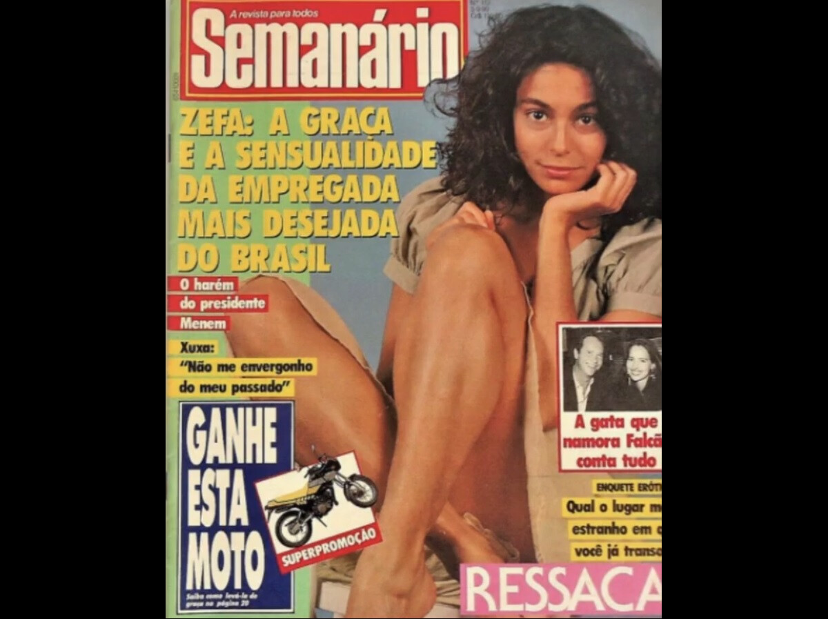 Foto Giovanna Gold Estrelou Capa De Revistas Ao Viver A Zefa Na