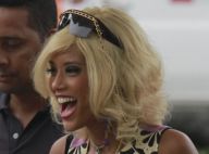 Taís Araújo grava cenas da série 'O Dentista Mascarado' com peruca loira
