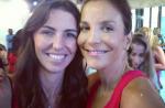 Ivete Sangalo dança zumba com Glenda Kozlowski para o 'Esporte Espetacular'