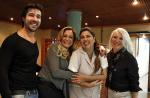 Susana Vieira recebe visita de sogra e marido nos estúdios de 'Amor à Vida'