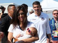 Michael Phelps grava programa de TV com mulher e filho, Boomer, no Rio. Fotos!