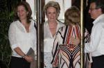 Ana Maria Braga celebra aniversário do namorado, Mauro Bayout, em restaurante