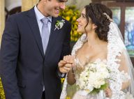 Elenco de 'Haja Coração' grava cenas de casamento do casal 'Shirlipe'. Fotos!