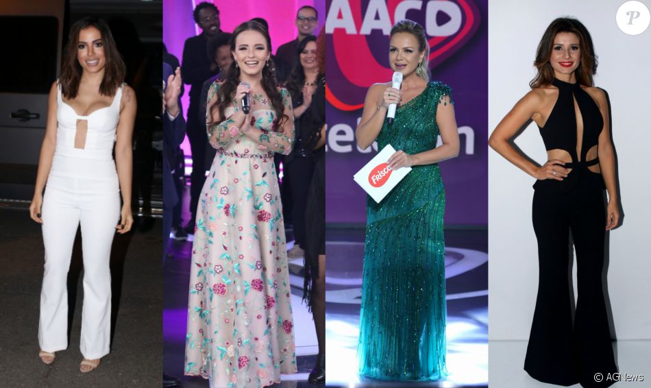 Veja os looks que Anitta, Larissa Manoela, Eliana, Paula Fernandes e outras famosas usaram em mais uma edição do 'Teleton'