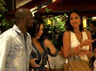 Bruna Marquezine janta com Thiaguinho e Fernanda Souza em shopping do Rio